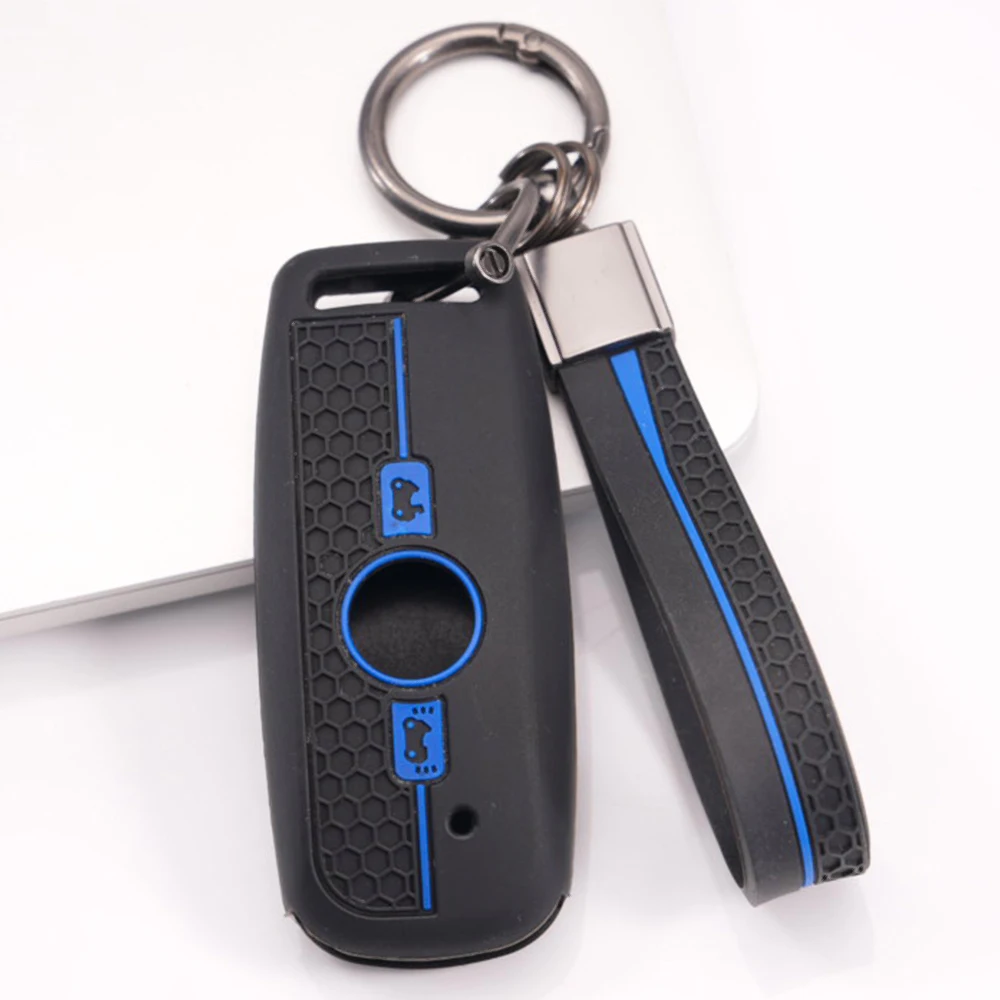 Key Case Cover With Lanyard For Honda GL1800 Gold Wing Goldwing F6B Gold Wing Tour DCT Easy Install Shock Absorbing Non Slip