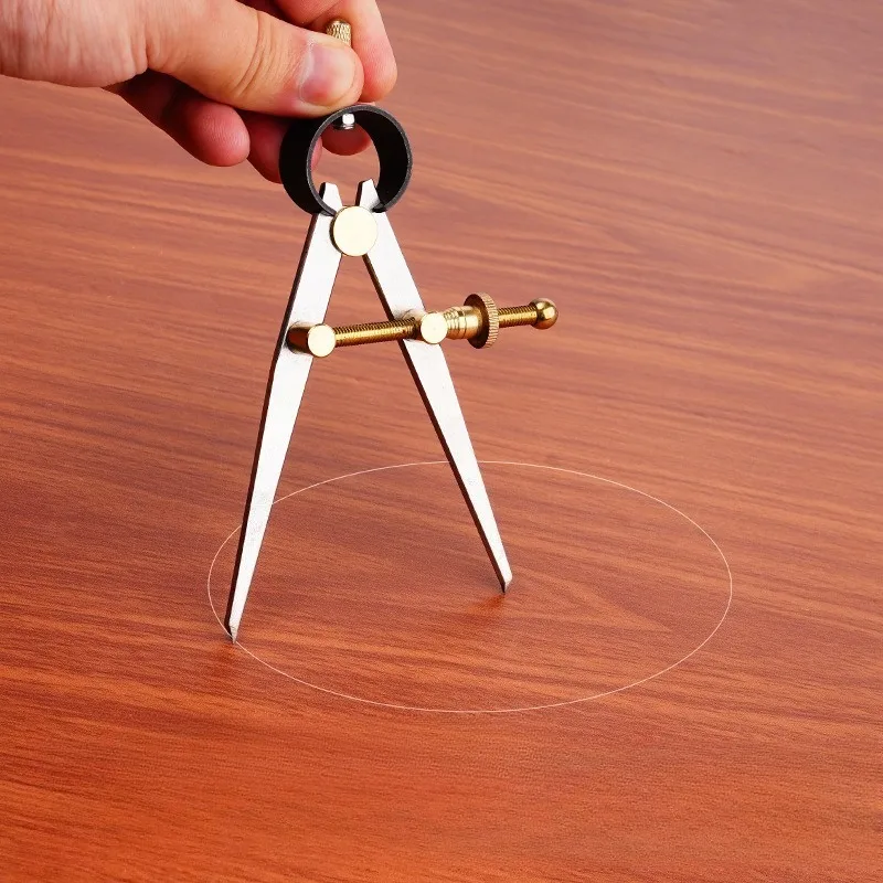 Fast Adjust Carbon Steel Marking Gauge with Spring for Woodworking Leather Craft Scribe Tool