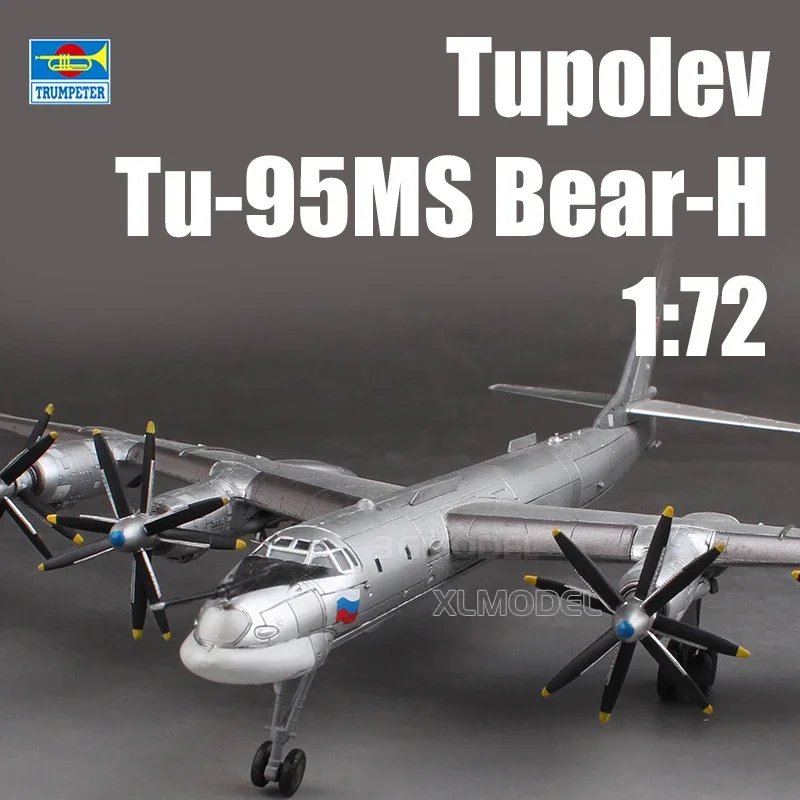 Trumpeter Plastic Assembled Model Kit TP01601 Tupolev Tu-95MS Bell-H Heavy Bomber 1/72