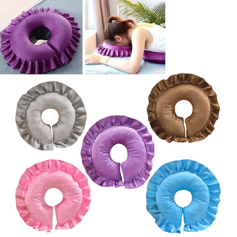 وسادة وجه لصالون التجميل على شكل حرف U لطاولات التدليك ومسند الرأس العالمي ومسند الوجه والرقبة وسادة الرأس وكرسي سبا #1