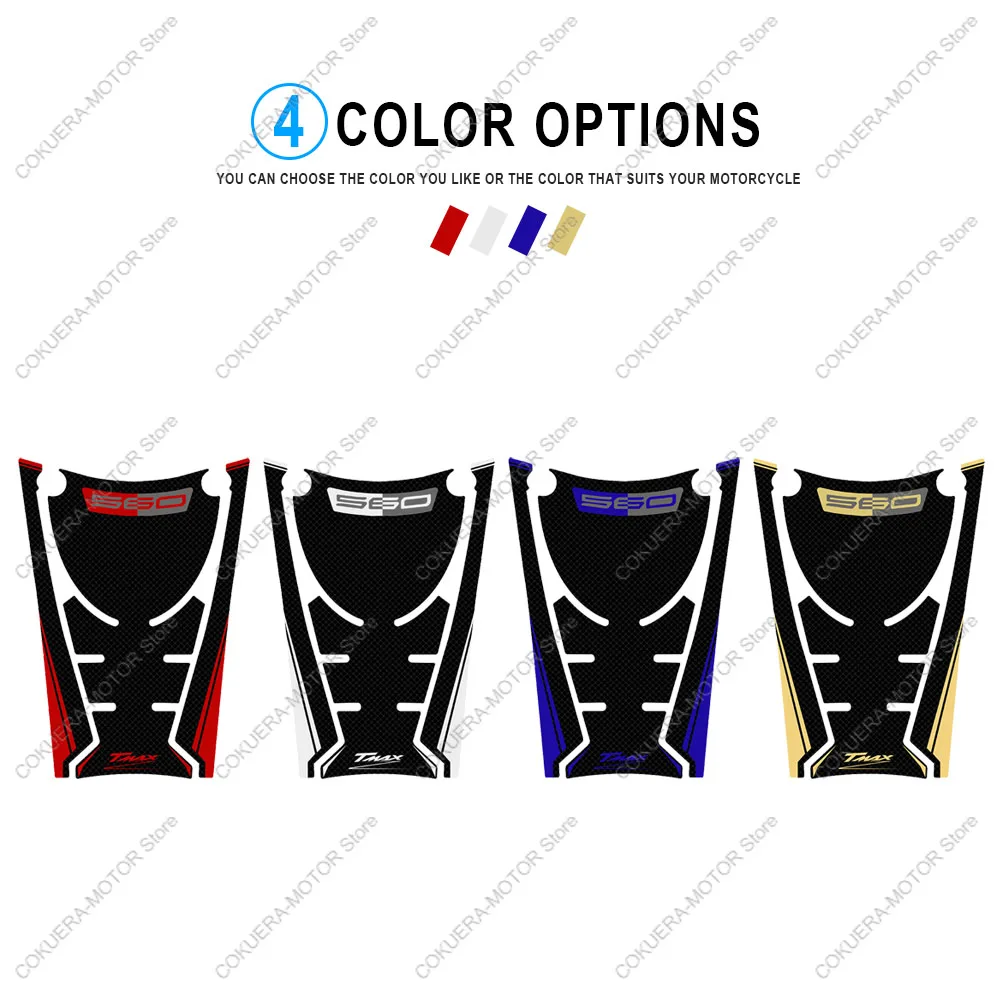 TMAX560 TMAX 560 2020-2021 ペダルステッカーオートバイアクセサリータンクパッドステッカー 3D エポキシ樹脂保護ステッカー