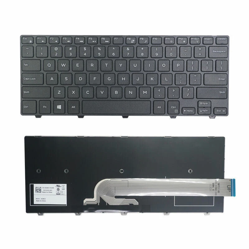 New US Black Keyboard For Dell Vostro 14 3449 3468 3445 3446 3458 3459 3478 5459