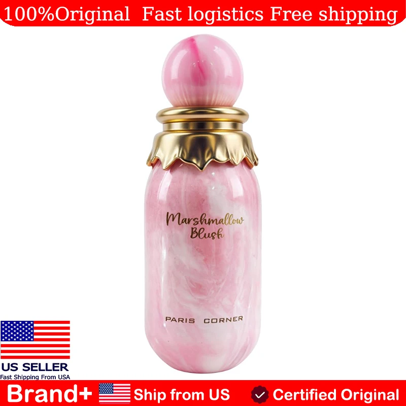 

Paris Corner Marshmallow Blush EDP A Unique Gourmand Marshmallow Strawberry 100ML Long Lasting Fragrance Arabian Women's Perfume