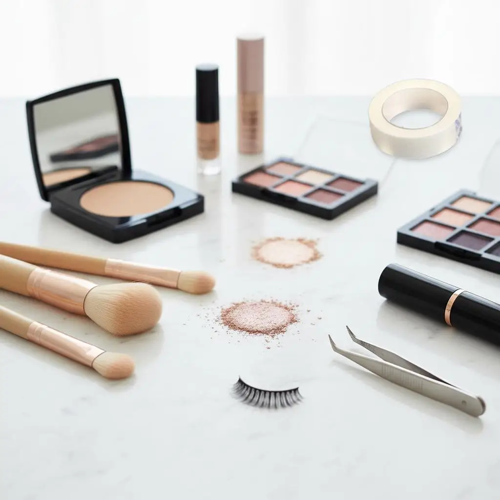 เทปสีขาวสำหรับติดขนตาปลอม 1/5/10 ชิ้น แผ่นแปะขนตาปลอมแบบระบายอากาศได้ เทปกระดาษทางการแพทย์สำหรับต่อขนตา แผ่นแปะเปลือกตาสำหรับแต่งหน้า