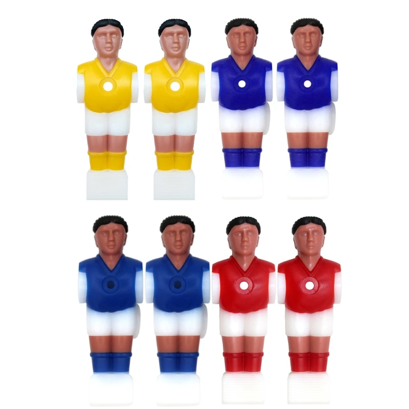 4Pcs/pack Foosball Men Foosball Players Set Colorful Foosball Replacements Parts Table Soccer Football Players