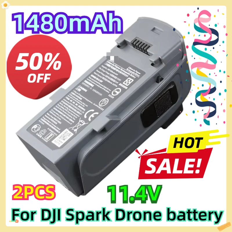 

For DJI Spark Drone 1480mAh 11.4V battery