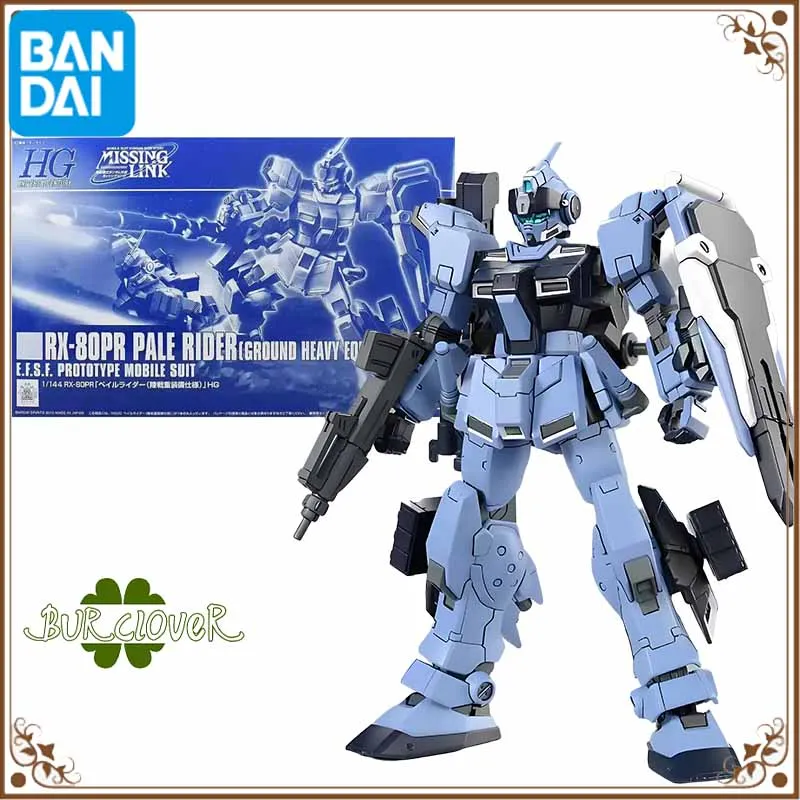 

Bandai Original GUNDAM HG Series 1/144 RX-80PR PALE RIDER GROUND HEAVY EQUIPMENT TYPE Anime Action Figure Assembly Model Toys