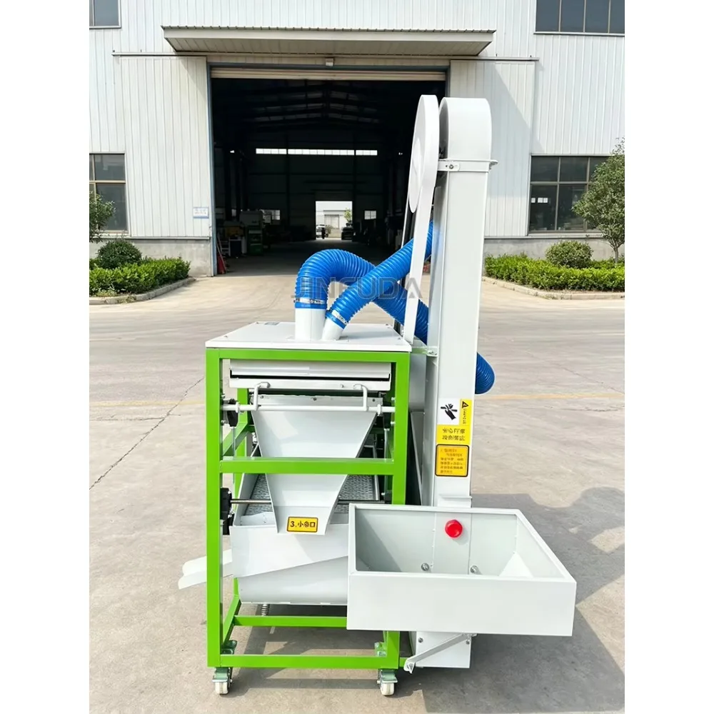 Frame Small Agricultural Mobile Wheat Millet Rapeseed Bean Sunflower Screening Seed Gravity Separator