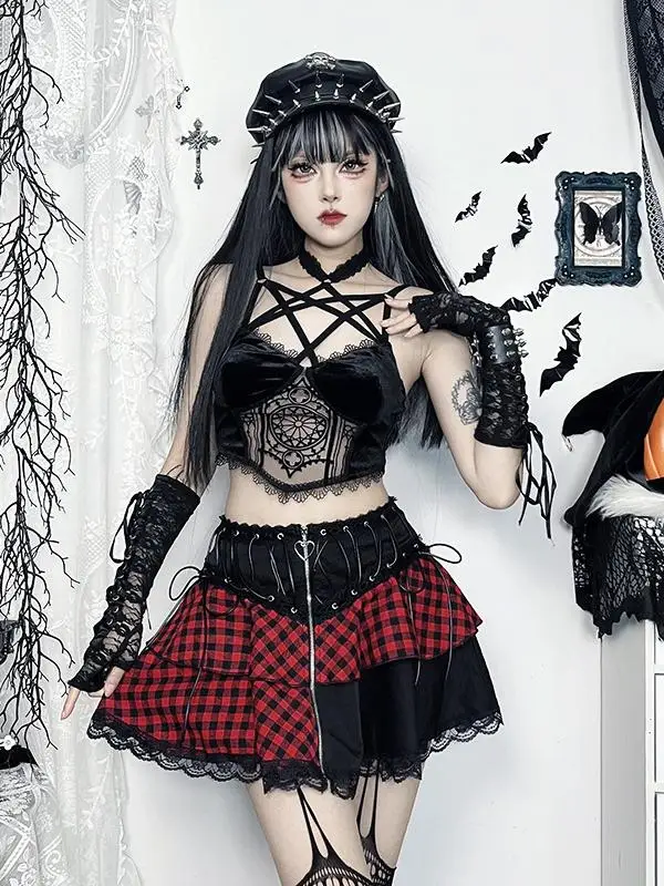 กระโปรงทรงเอแบบเซ็กซี่  คอลเลคชั่นฤดูใบไม้ร่วง  ดีไซน์ทันสมัย  ลายทางต่อผ้า  กระโปรงแฟชั่นสำหรับสาวๆ  ผ้าโพลีเอสเตอร์  เส้นใยโพลีเอสเตอร์