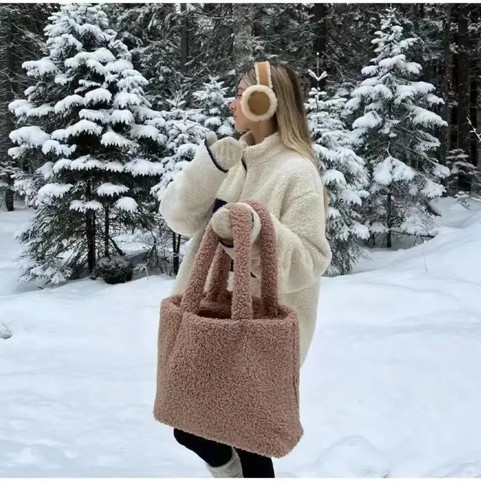 Orejeras de felpa para hombres y mujeres, cubierta de oreja plegable, orejeras cálidas, protección contra el frío al aire libre, moda de invierno