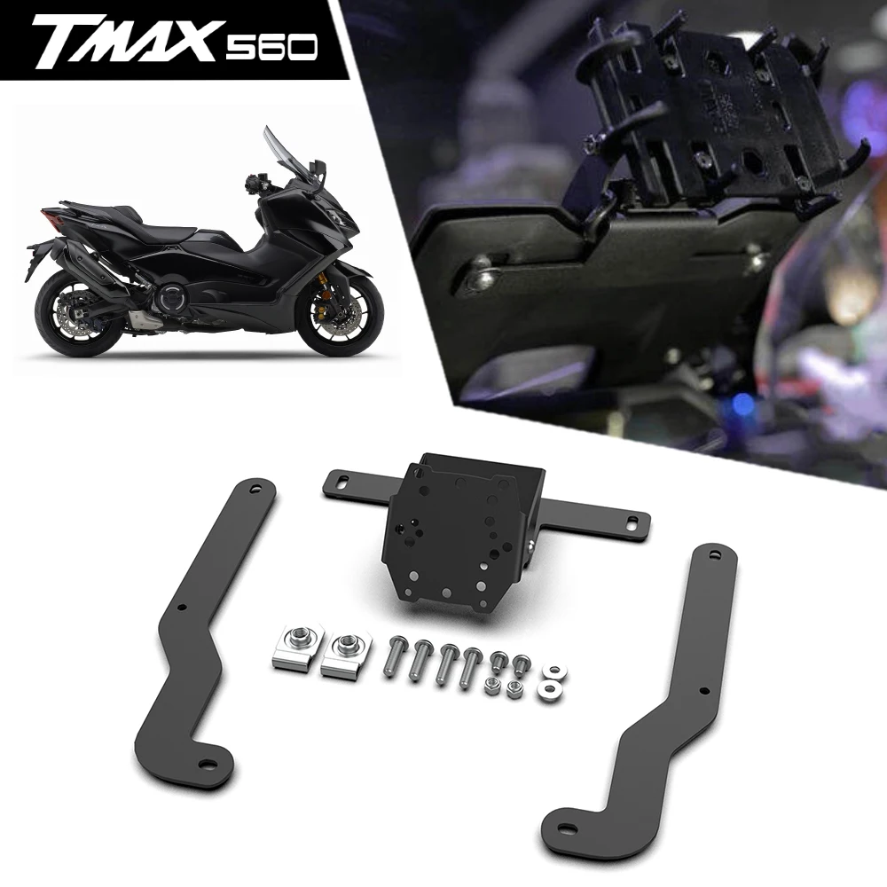 

Tmax560 GPS Smart Phone Navigation Mount Mounting Bracket Adapter Holder For YAMAHA TMAX T-MAX 560 T-MAX560 2022 2023 2024 2025