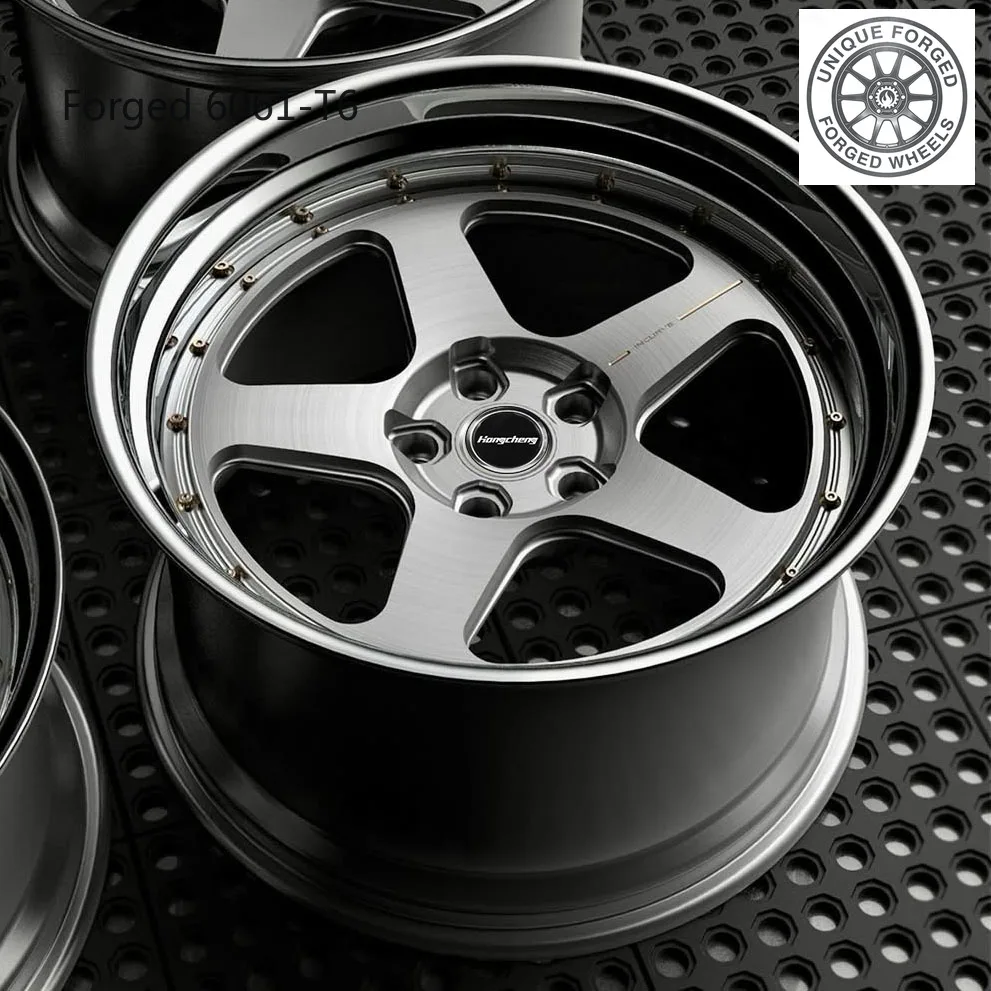New model of 26 Custom 4 5 6 Holes 5x112 5x120 5x114.3  Aluminum 2-Piece Forged Alloy Wheels 17 18 20 21 22 24 Inch Passenger Ri