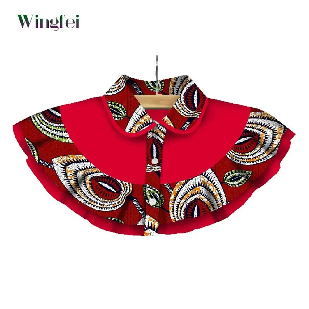 Ankara Fashion Print Shawl African Pashmina for Women African Chokers Necklaces African Style Women Jewelry Accessies WYB239