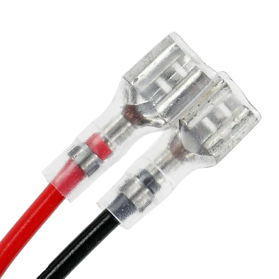 5/10 Pairs For H1 Socket 1 Pin to 2 Pins Adapter Wire LED Headlight Bulb Connector Replacement Single Diode Converter Wiring