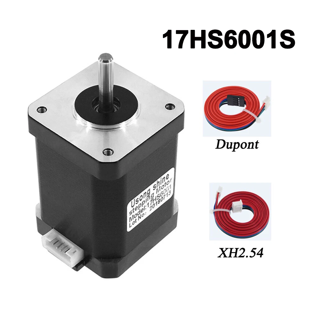 Nema17 Stepper Motor 17HS6001S/17HS6001 42 Motor 60MM Height Square Motor With Cable 2-Phase 3D Printer Part Laser Engraver Part