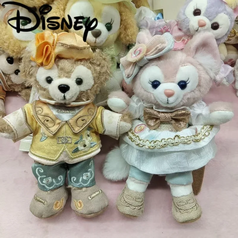 디즈니 2025 중추절 꽃 꿈 시리즈 LinaBell StellaLou 플러시 키 체인 펜던트 가방 배낭 장식 어린이 선물