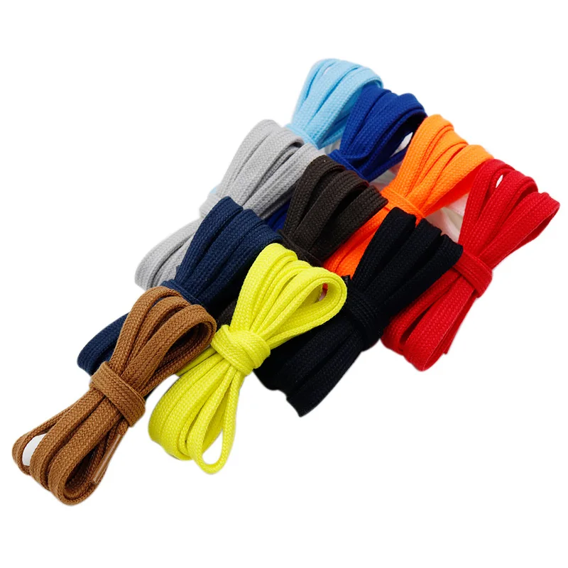 

1Pair Flat Shoelaces for Sneakers 11 colors 120 150 White Black Shoe lace Boot Laces for Shoes Classic Soft Shoestrings