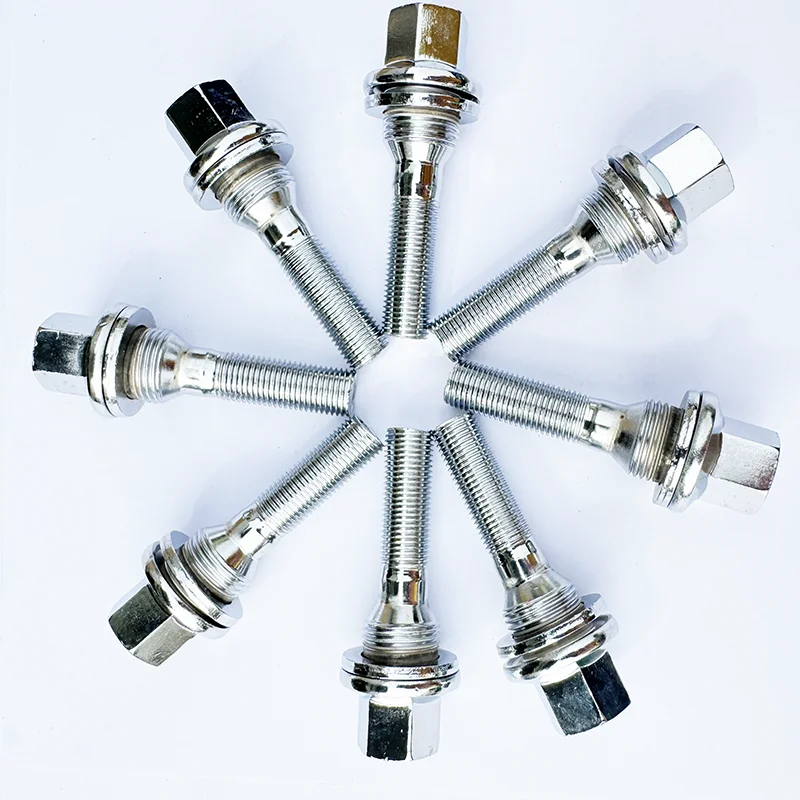 

8PCS 12x1.25 35mm|40mm|45mm|50mm Spiral Seat Car wheel spacer adapter wheel bolts For Peugeot Citroen