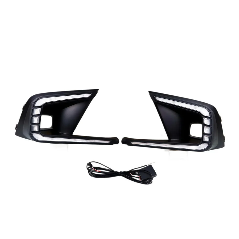 

July King Daytime Running Lights Compatible wit Honda Civic 11th 2021-2024, 6000K LED DRL + Streamer Turn Signals, Start Scan