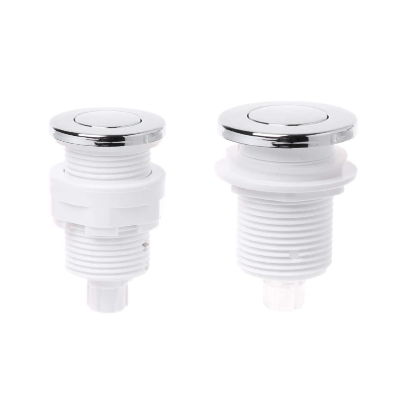 Air On Off Push Button 28/32mm For Bathtub Spa Garbage Pneumatic Micro Toggle Electronic Home