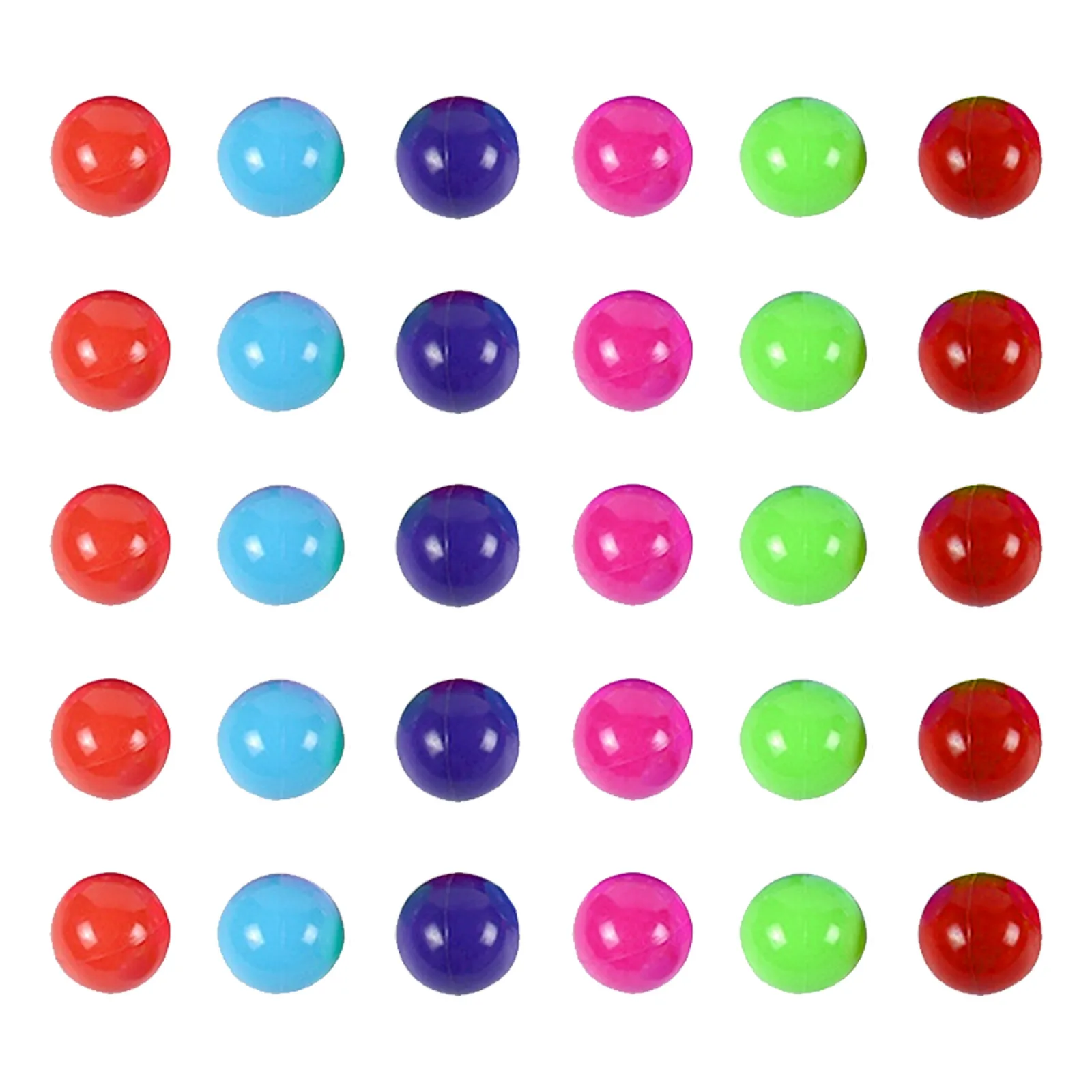 25 Piezas de Pelotas de Plástico para Piscina de Pelotas, 5.5 cm, Juego de Pelotas para Niños, 7-10 Colores Surtidos, para Tienda de Juegos, Piscina, Fiesta de Cumpleaños, Desarrollo Sensorial