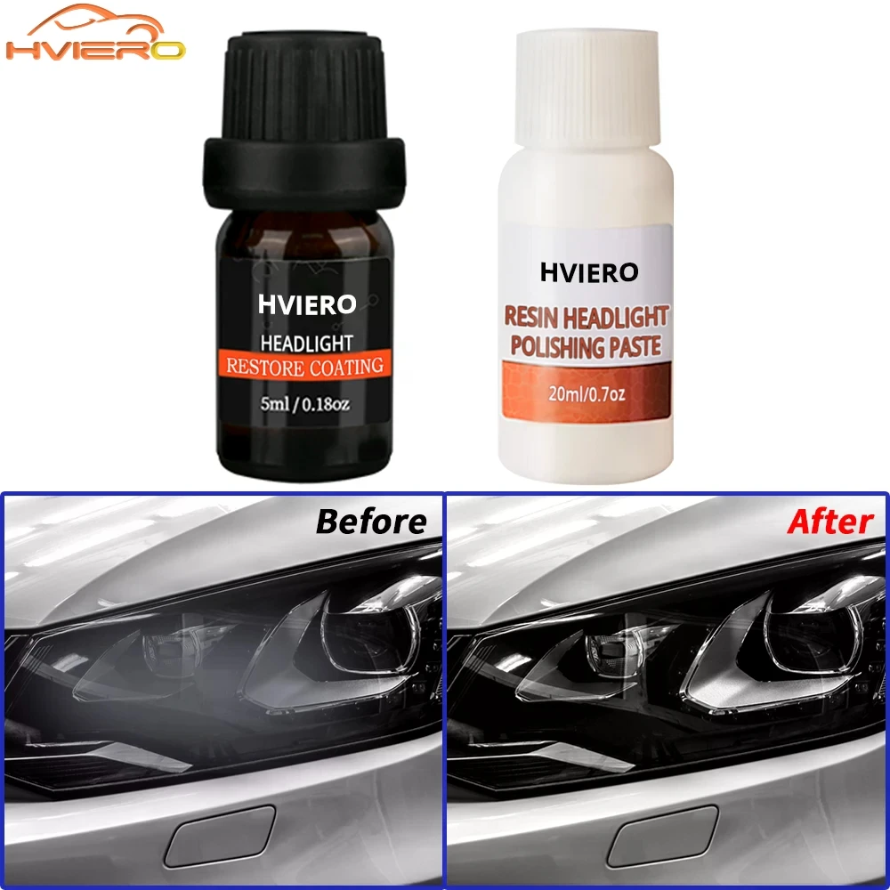 

5/10/30ML Headlight Restorer Car Polishing Tool light Care Repair Renovation Auto Detailing Lens Clarit Protect Coat accessories