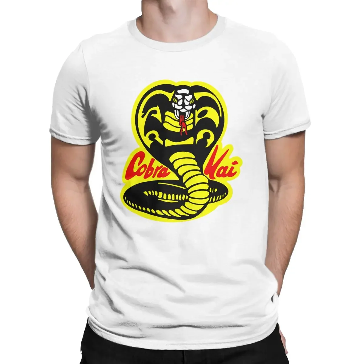 2024 fajnych i popularnych Cobra Kai Karate dla dzieci T-Shirt w stylu Vintage mężczyzn zabawna koszulka koszula z okrągłym dekoltem koszulka z