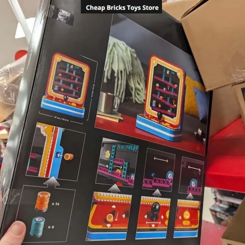 Arcade Game Cabinet - Bouwstenen Compatibele Kerstcadeaus voor Volwassenen Speelgoed