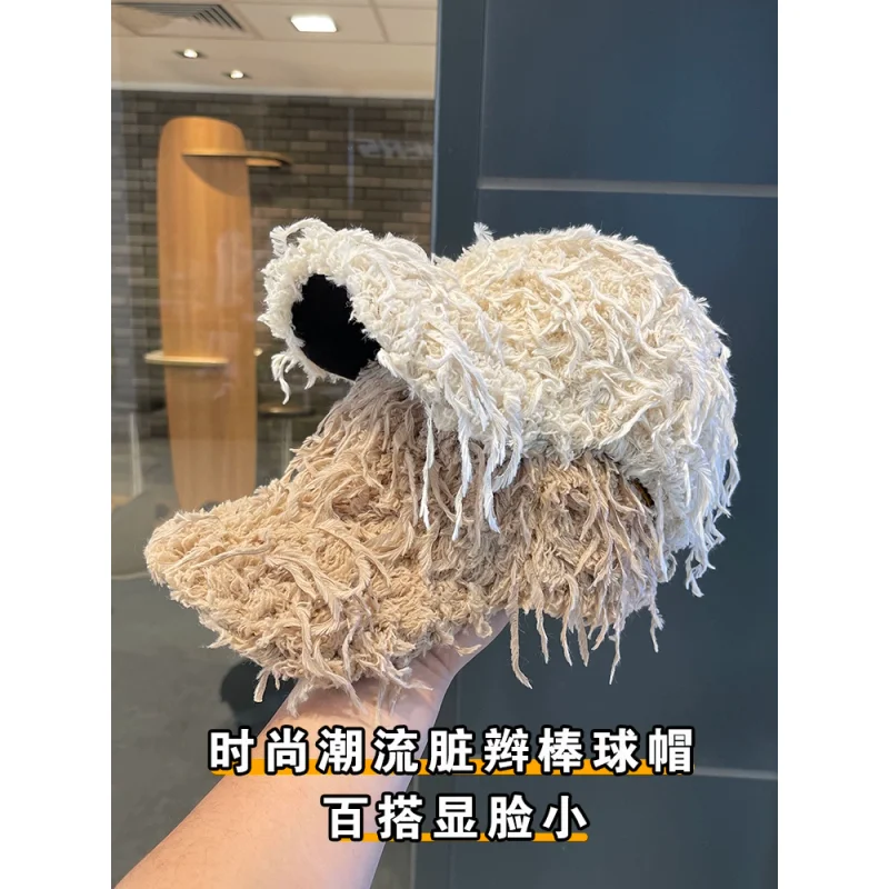 Winternew Arrivalstuffedniche Style Dreadlocks Hard Top Stereo Baseball Cap Female Fashionstylish Show Face Small Trend