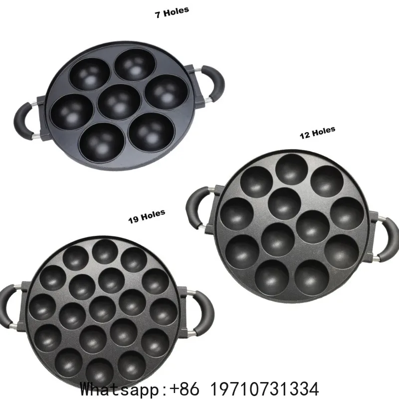 Cooking Cake Pan Cast Iron Omelette Pan Non-Stick Cooking Pot Breakfast Egg Cooker Cake Mold Kitchen Cookware Kitchenware