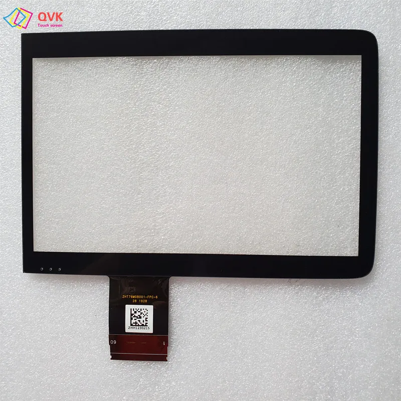 8 Inch Black P/N ZHT76M08001-FPC-6  Industrial control equipment capacitive touch screen digitizer sensor 60Pin