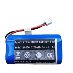 Battery For ABIR X8 Robot Vacuum Cleaner Spare Parts Accessories Accumulator New 18650 Rechargeable 14.4V 14.8V 2800mAh 3200mAh