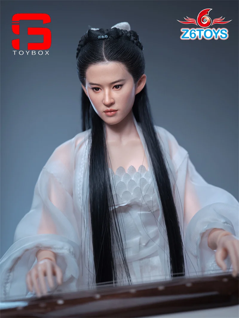 Z6TOYS Z006 1/6 스케일 Yifei 머리 조각 고대 크리스탈 리우 머리 조각 모델 맞는 12 인치 여성 군인 액션 피규어 바디