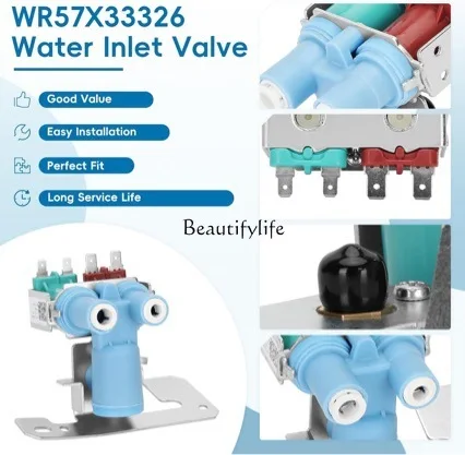 WR57X10032 WR57X3326 refrigerator water inlet valve refrigerator accessories for