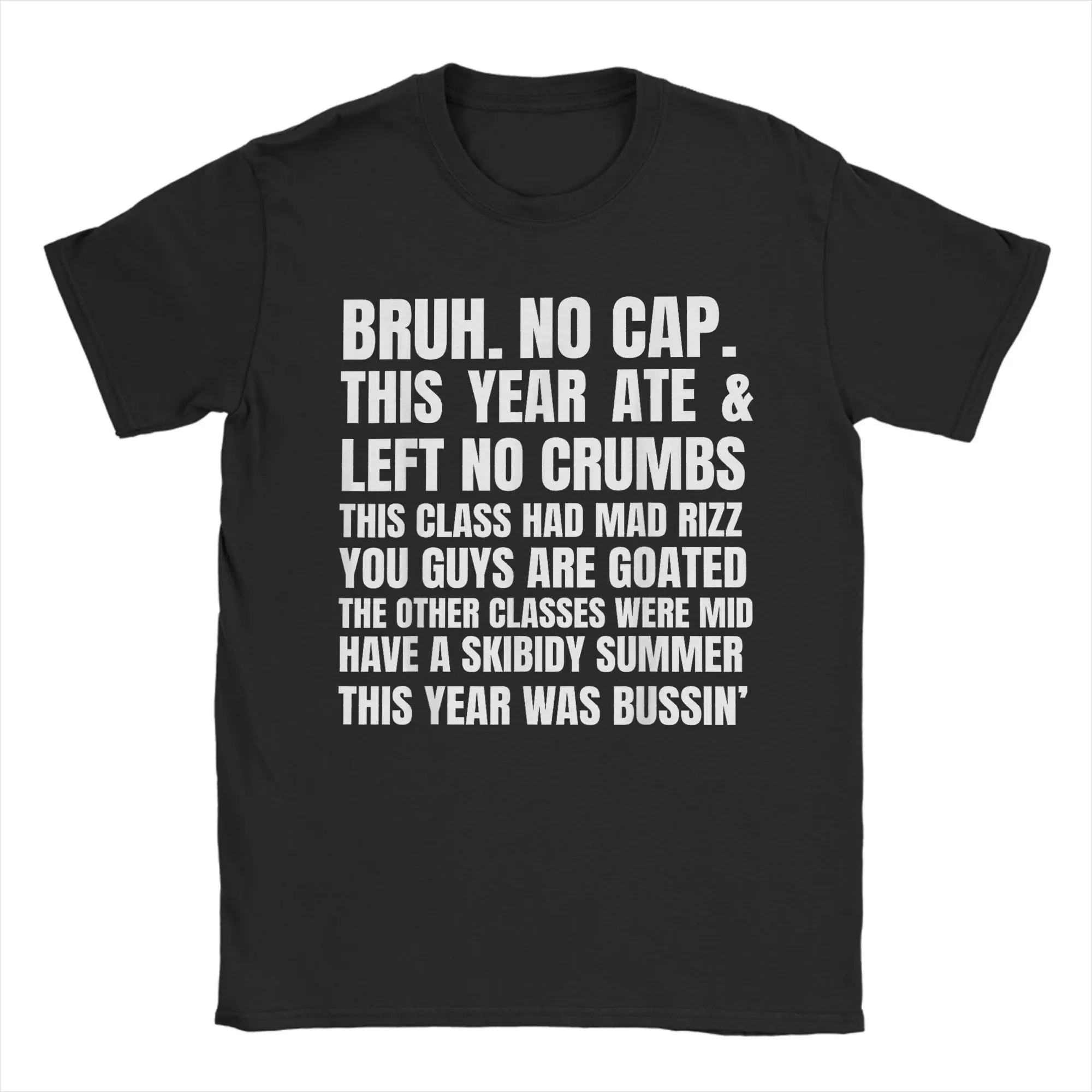 

T Shirt Summer Gen A Slang Bruh Teachers Happy Last Day of School T Shirts Cotton Tshirt for Couple Y2K Short Sleeve Top Tees