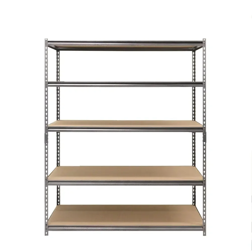 Heavy-Duty Steel Shelving Unit 60x24x72 3250 lb Capacity Adjustable 5-Tier Storage Organizer