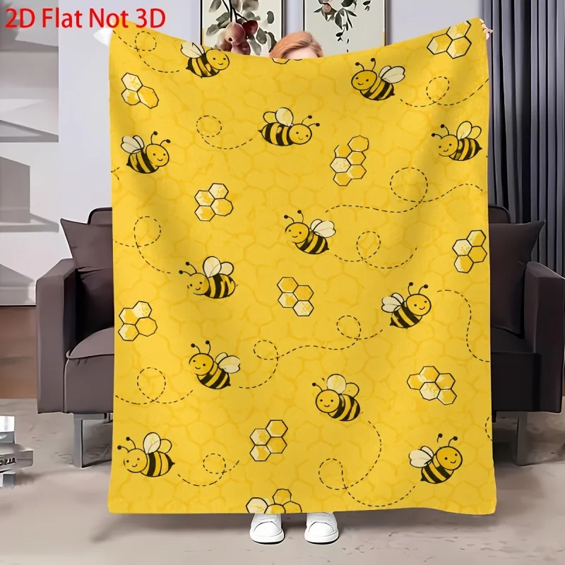 Watercolor Red Shrimp Seafood Repeat Print Flannel Throw Blanket, Soft Light Novelty Food Blanket for Kitchen Sofa Couch Decor