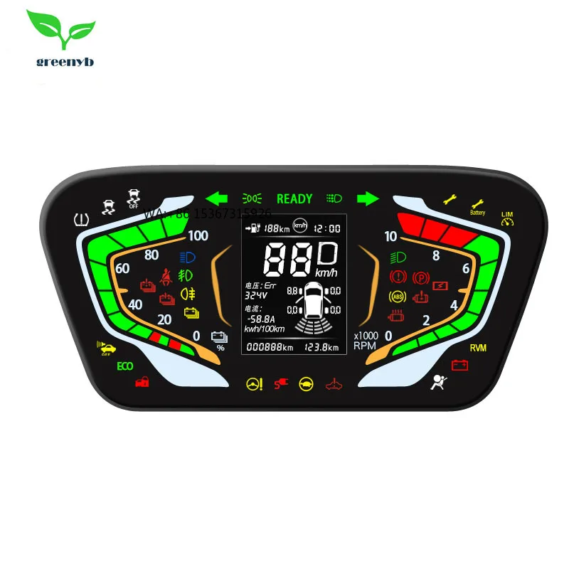 

New E638 LCD Display for Auto Meter Speedometer Dashboard Combination Instrument for Electric Cars Energy Efficient Car Parts