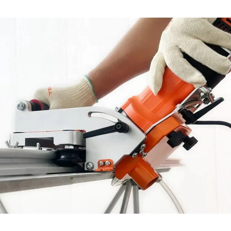 Large Format Tile Slab Gres Porcelain Sintered Stone Dekton Neolish Electric Cutting Chamfering Machine Device