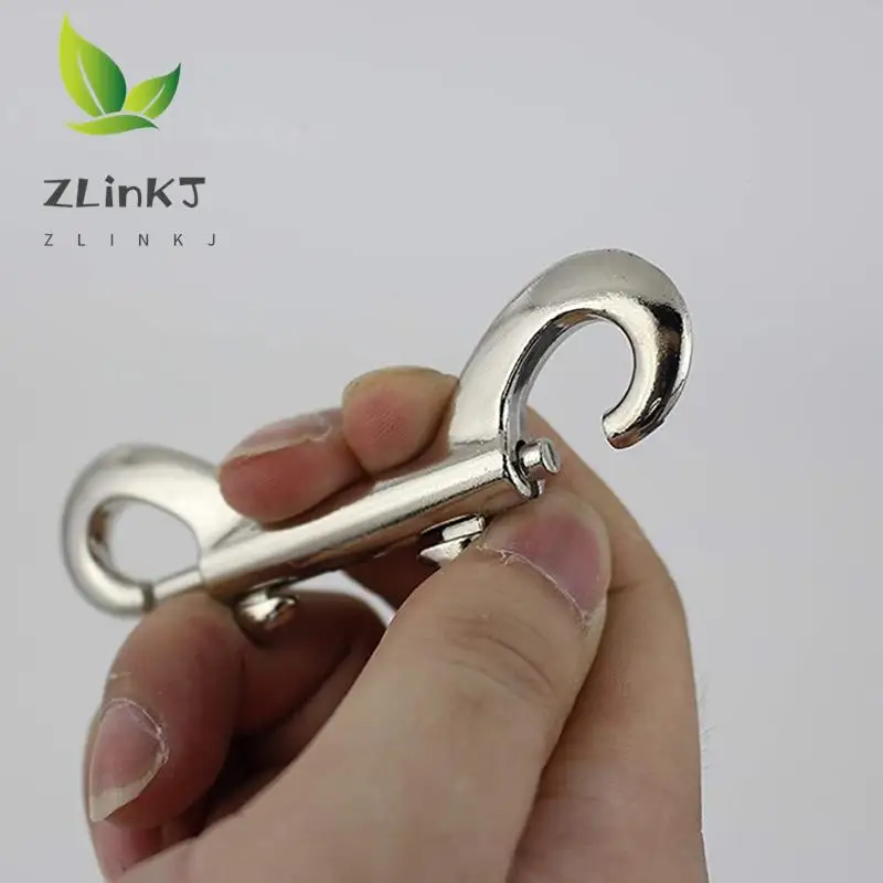 Double Ended Bolt Snap Hooks Heavy Duty Trigger Chain Marine Grade Metal Clips For Farm Use Water Bucket Dog Leash