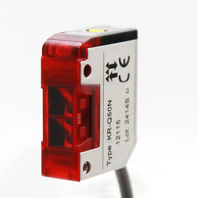 

Детали подходят для фотоэлектрического датчика ORTECH KR-Q50N, обнаружения прозрачного материала, зеркального отражения