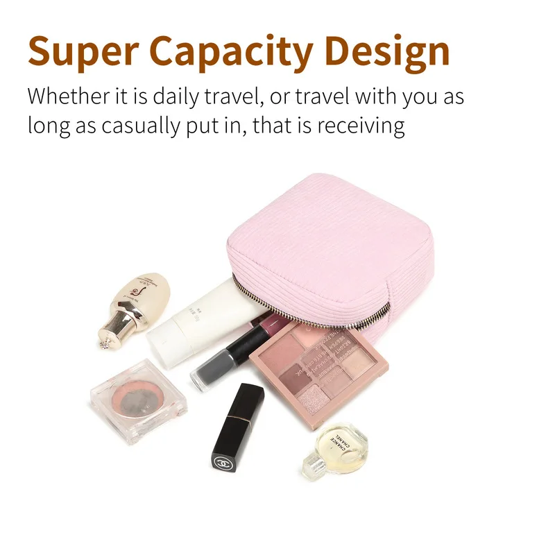 New high-end portable travel mini makeup bag, lipstick storage pouch, storage pouch