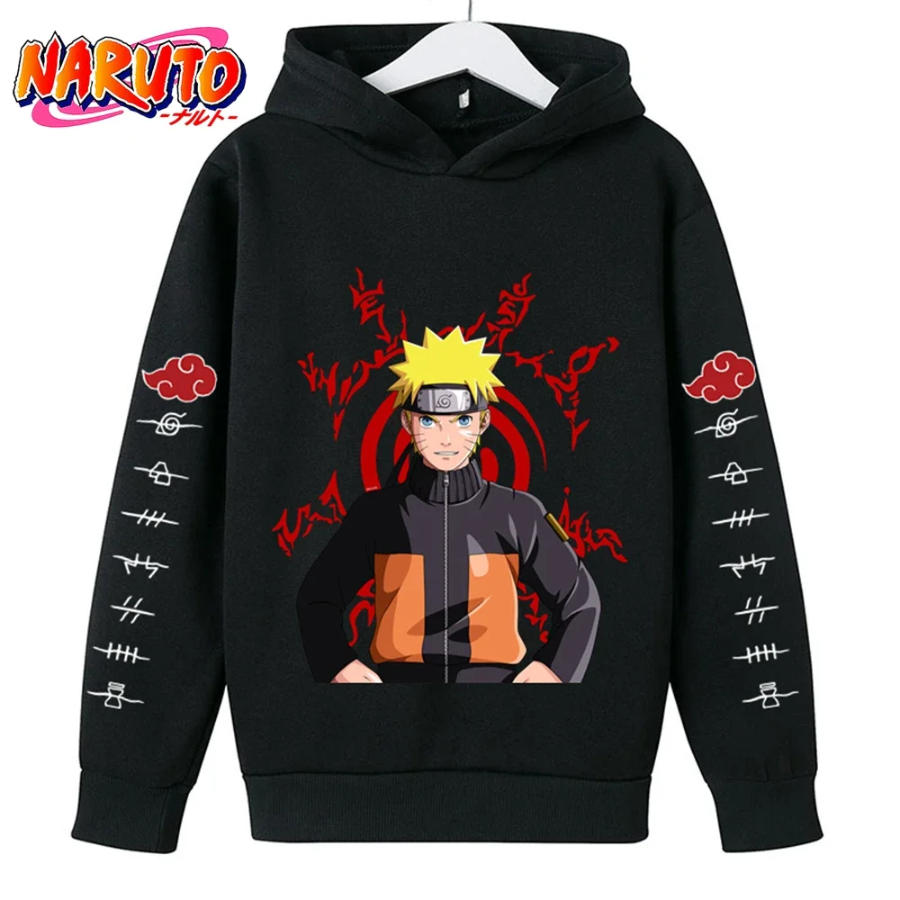 

2022 New Naruto Children's Clothing Cotton Baby Boys Hoodies Autumn Kids Clothes Kakashi Japanese Anime Boys Sasuke Costume