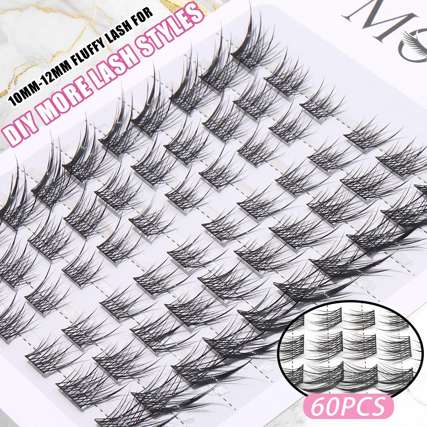 Cils en grappes effet œil de r - Eyelash Extension Cat Eye Wispy avis et prix