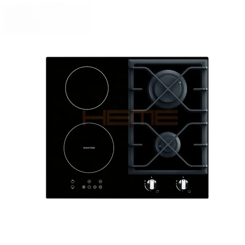 สินค้าใหม่ เครื่องใช้ในครัว เตาแก้ว 4 หัวเตา แบบไฮบริด พร้อมหัวเตาแก๊ส/เหนี่ยวนำ/เซรามิก