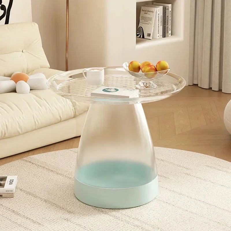 Tavolini da caffè semplici e moderni Soggiorno Tavolini da caffè minimalisti unici nordici Rotondi Glam Muebles Para El Hogar Furniture