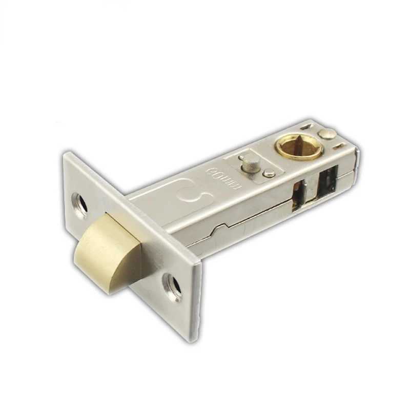 

Высокое качество, корпус блокировки с Одним Болтом, латунный замок с язычком, замок с защелкой 60 мм, запираемый, для туалета, ванной комнаты, туалета