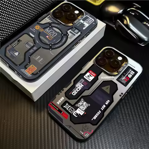 Mecha-Style Graffiti Phone Case for Xiaomi Mi 15T 14T 14 13 12 12T 11 Lite Poco X7 X6 F7 F6 X5 F4 F3 X3 GT Pro 4G 5G Back Cover