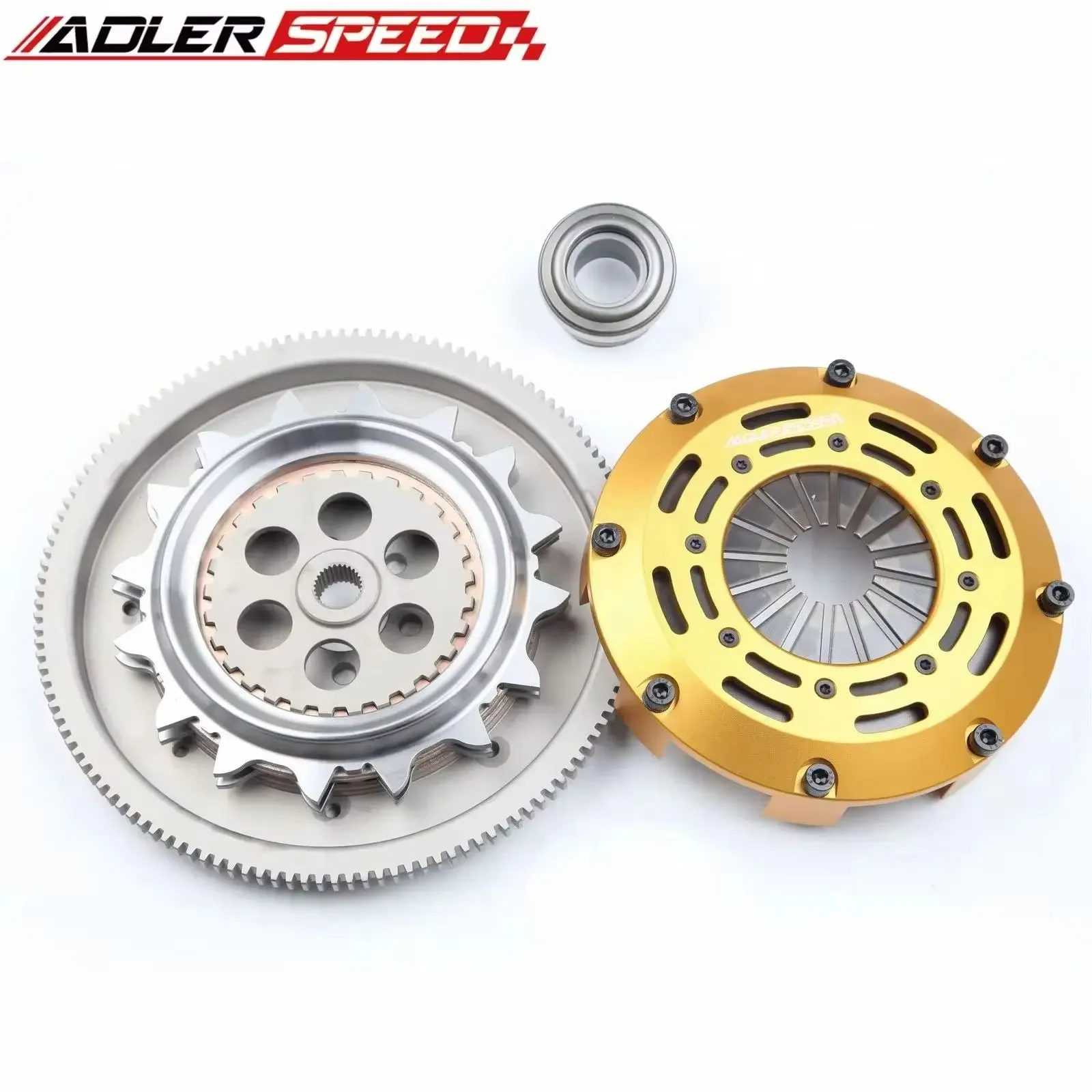 

FOR VW GOLF JETTA BEETLE 1.8L 1.8T 1.9L TDI/FOR Audi TT 1.8L Turbo; FWD 5 speed Non-Quattr ADLERSPEED RACE TWIN DISC CLUTCH KIT