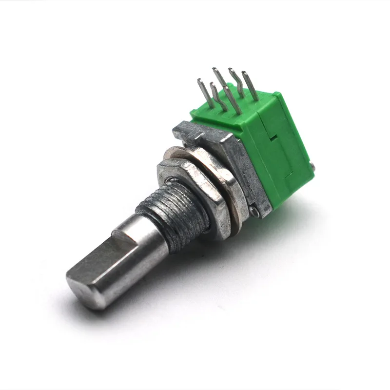 

Electric Guitar 20mm B50K Dual Gang Potentiometer Stacked Concentric Pot Semi-Shaft Center Detent Replacement Blend/Volume Pot